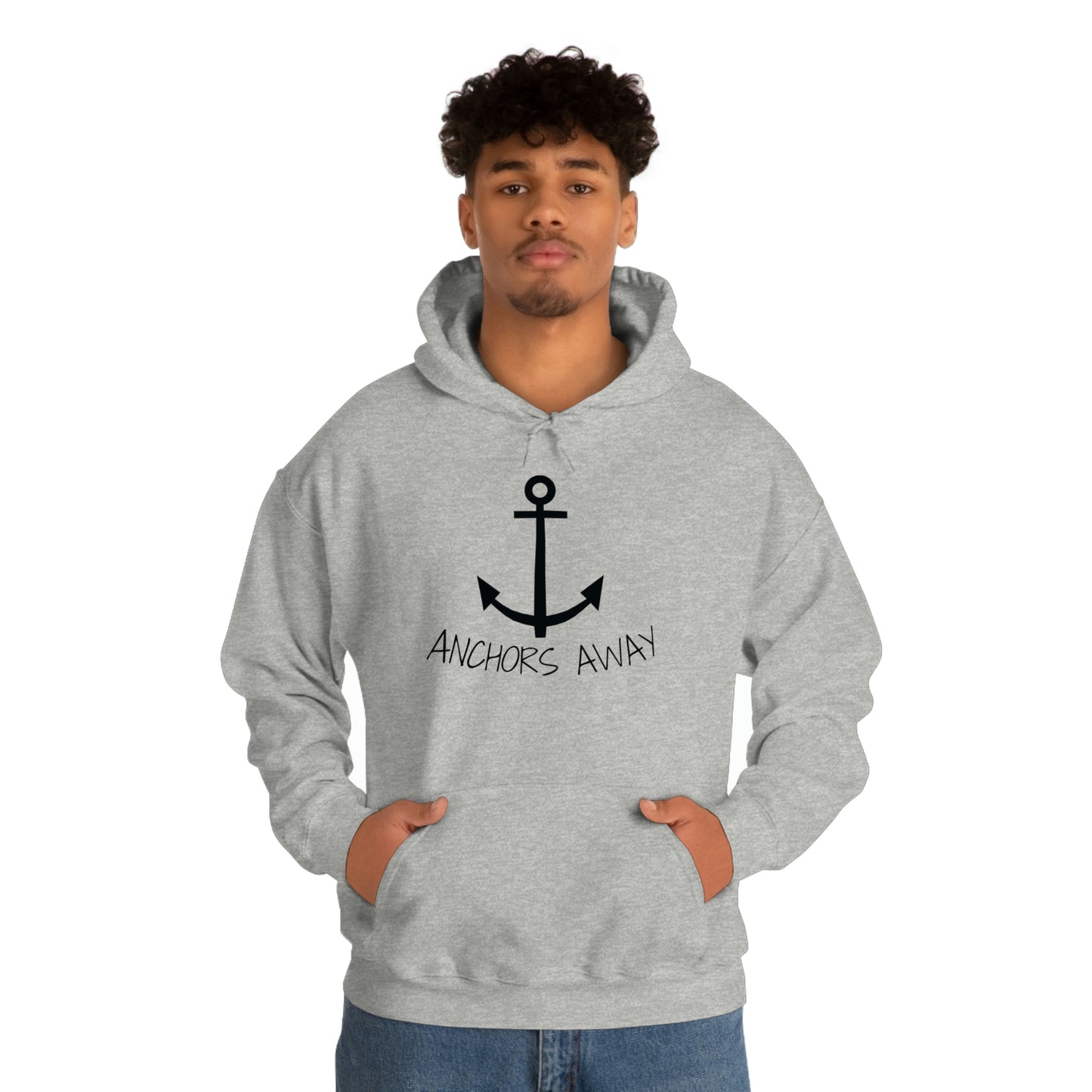 Anchors Away Unisex Heavy Blend™ Hooded Sweatshirt