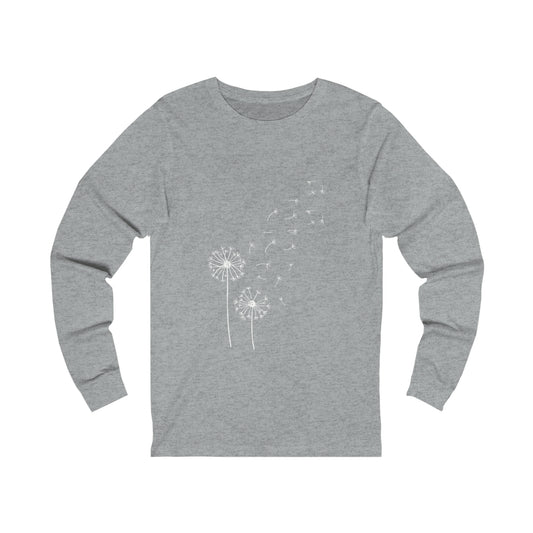 Blowing Dandelion Unisex Jersey Long Sleeve Tee