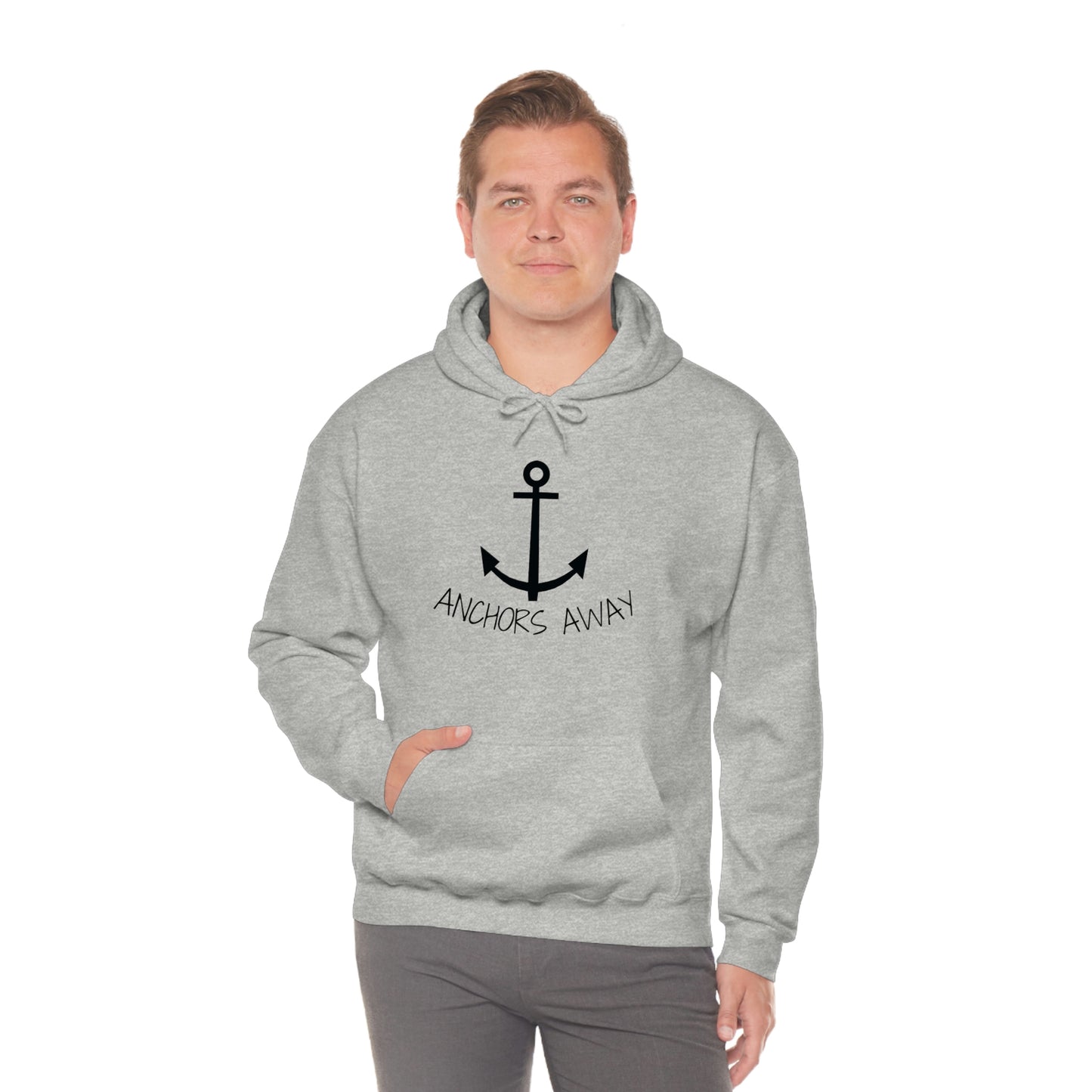 Anchors Away Unisex Heavy Blend™ Hooded Sweatshirt