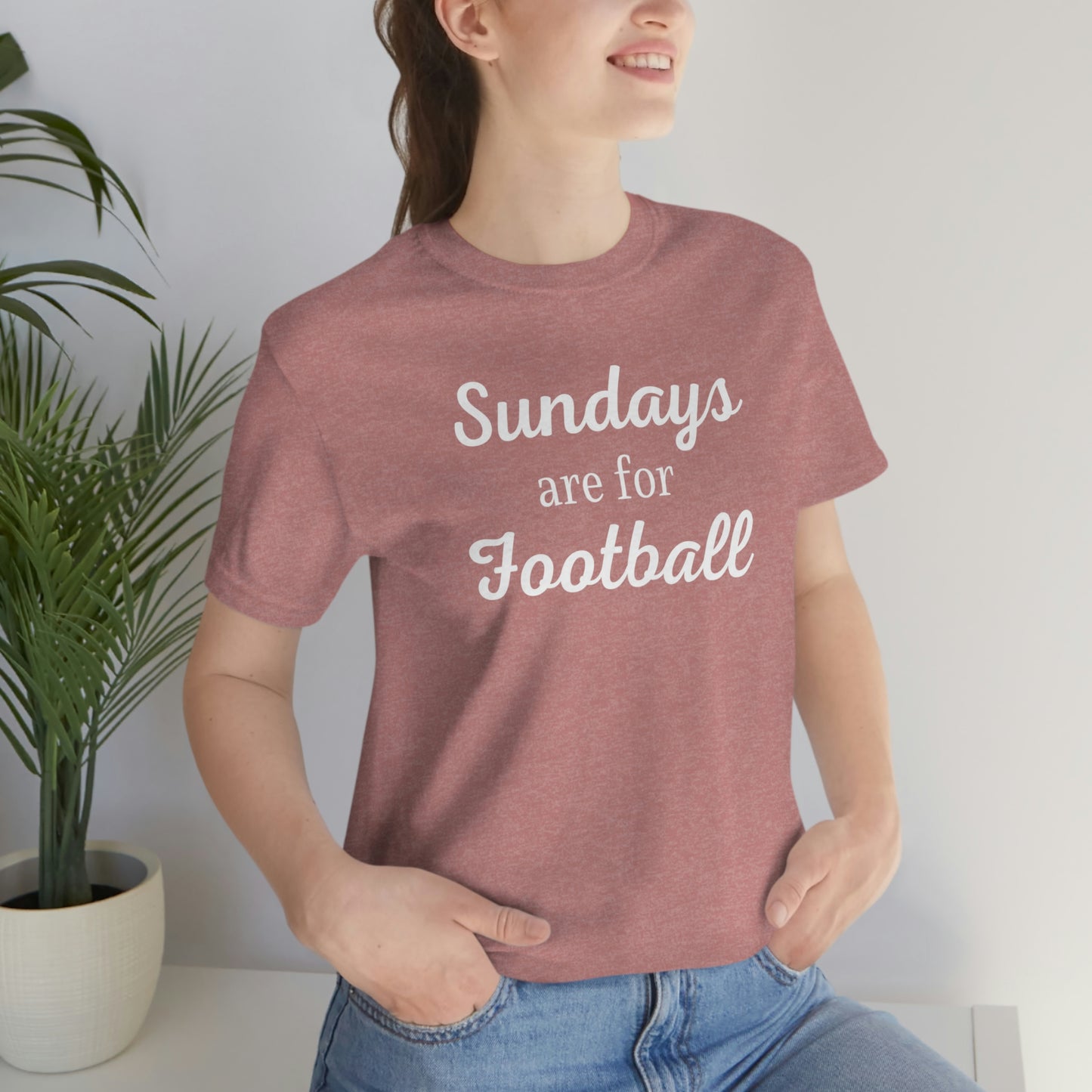 Sundays are for Football Unisex Jersey Short Sleeve Tee