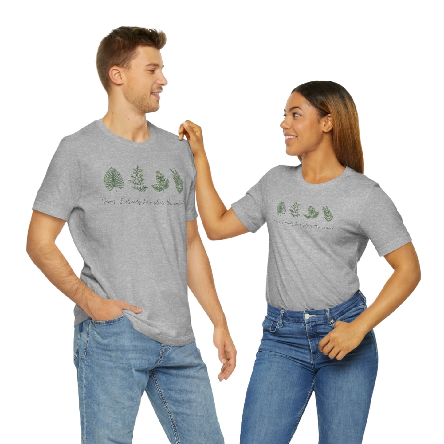 Plants this Weeend Unisex Jersey Short Sleeve Tee