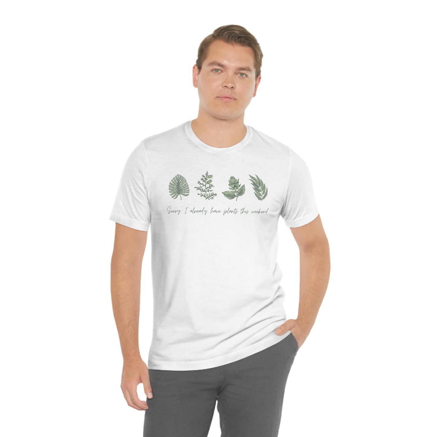 Plants this Weeend Unisex Jersey Short Sleeve Tee