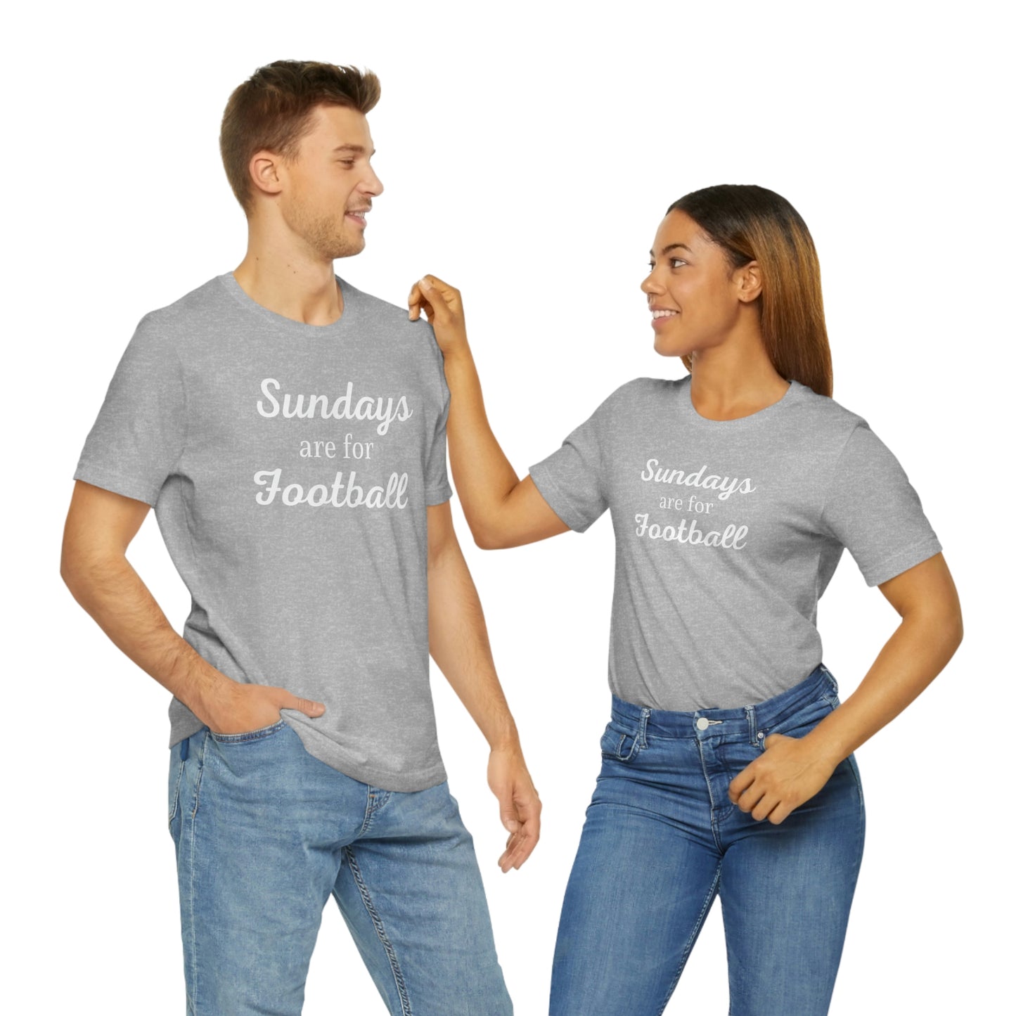 Sundays are for Football Unisex Jersey Short Sleeve Tee