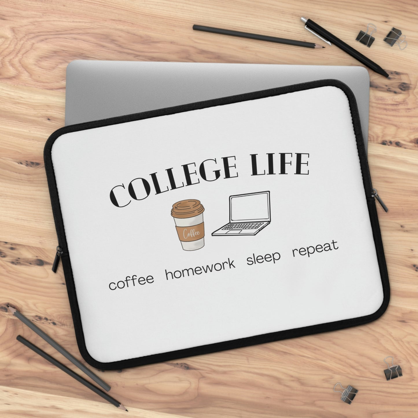 College Life Laptop Sleeve