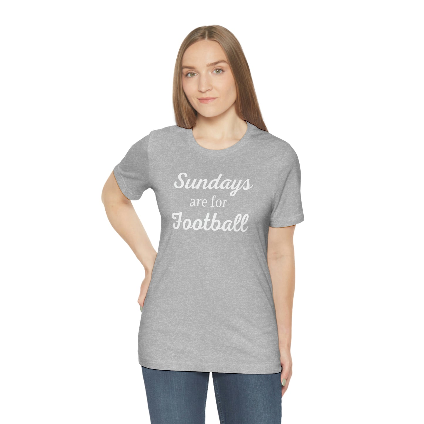 Sundays are for Football Unisex Jersey Short Sleeve Tee