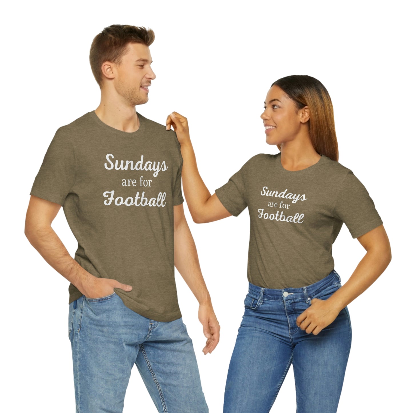 Sundays are for Football Unisex Jersey Short Sleeve Tee