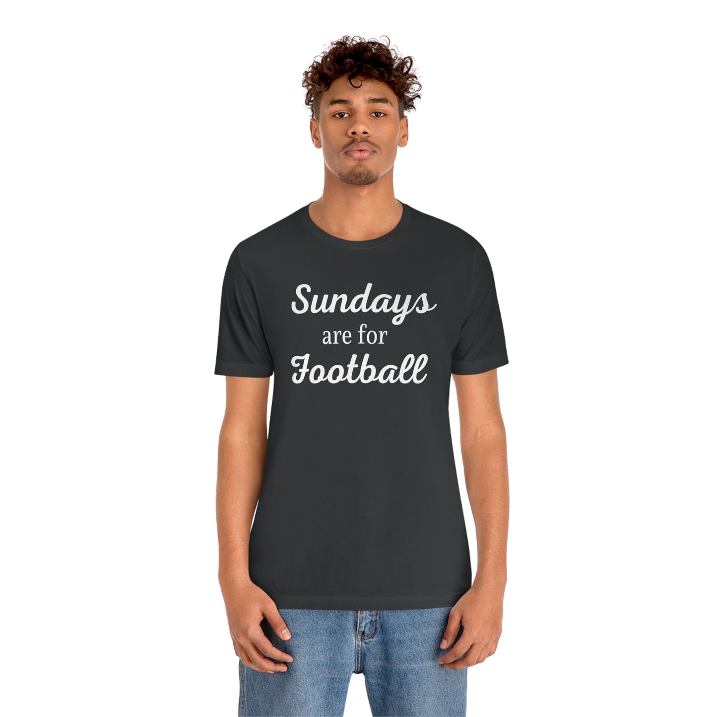 Sundays are for Football Unisex Jersey Short Sleeve Tee