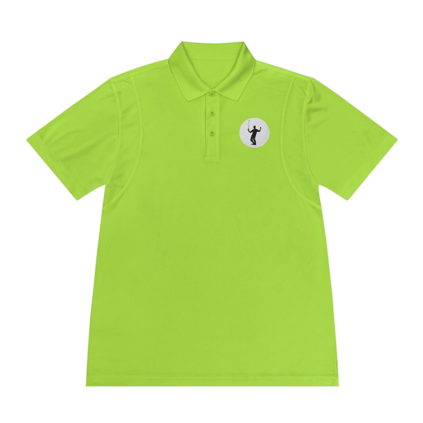 Golf Ball Player Men's Sport Polo Shirt