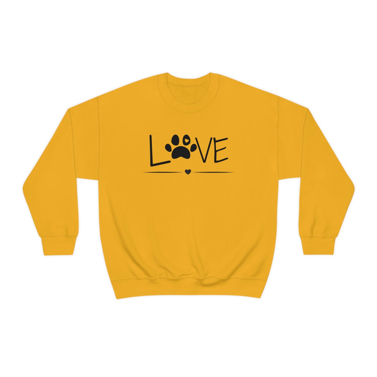 Love Paw Unisex Heavy Blend Crewneck Sweatshirt