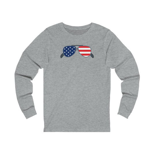 USA Sunglasses Unisex Jersey Long Sleeve Tee