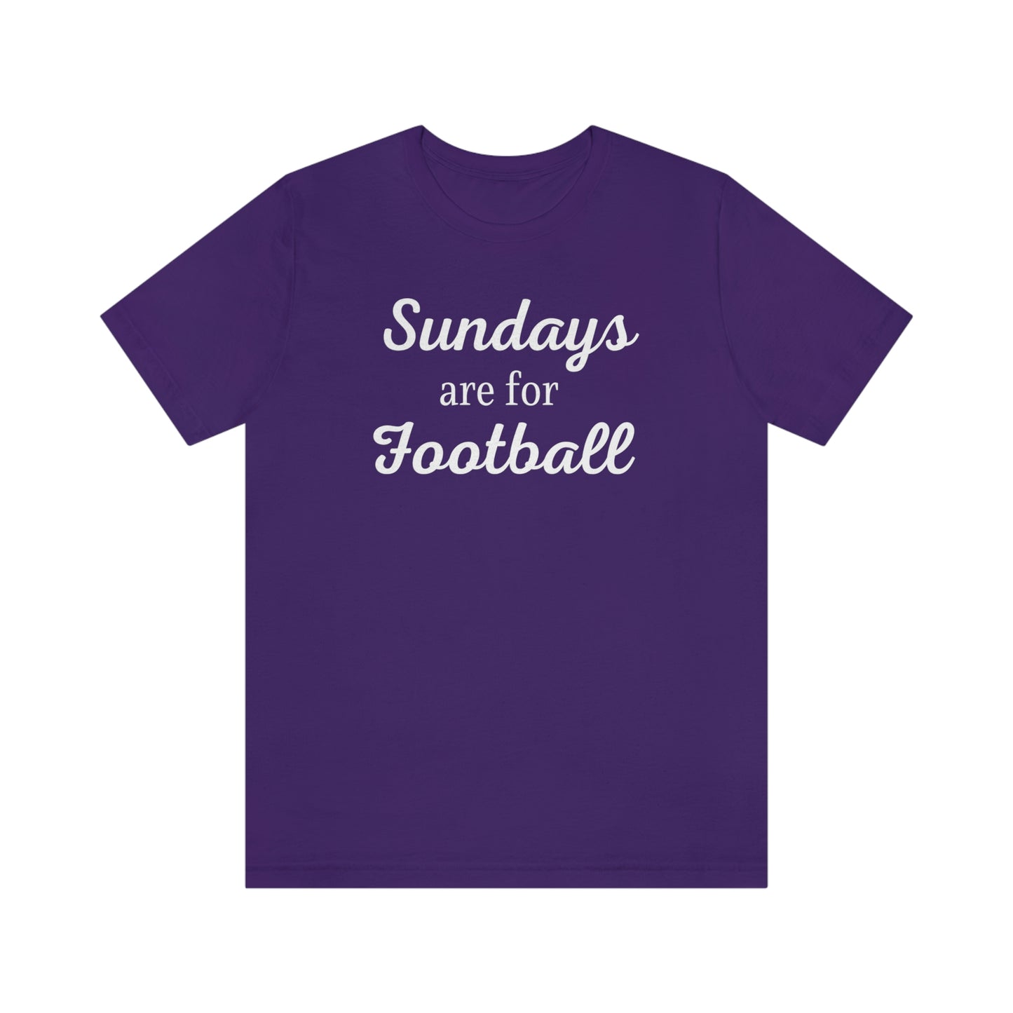 Sundays are for Football Unisex Jersey Short Sleeve Tee