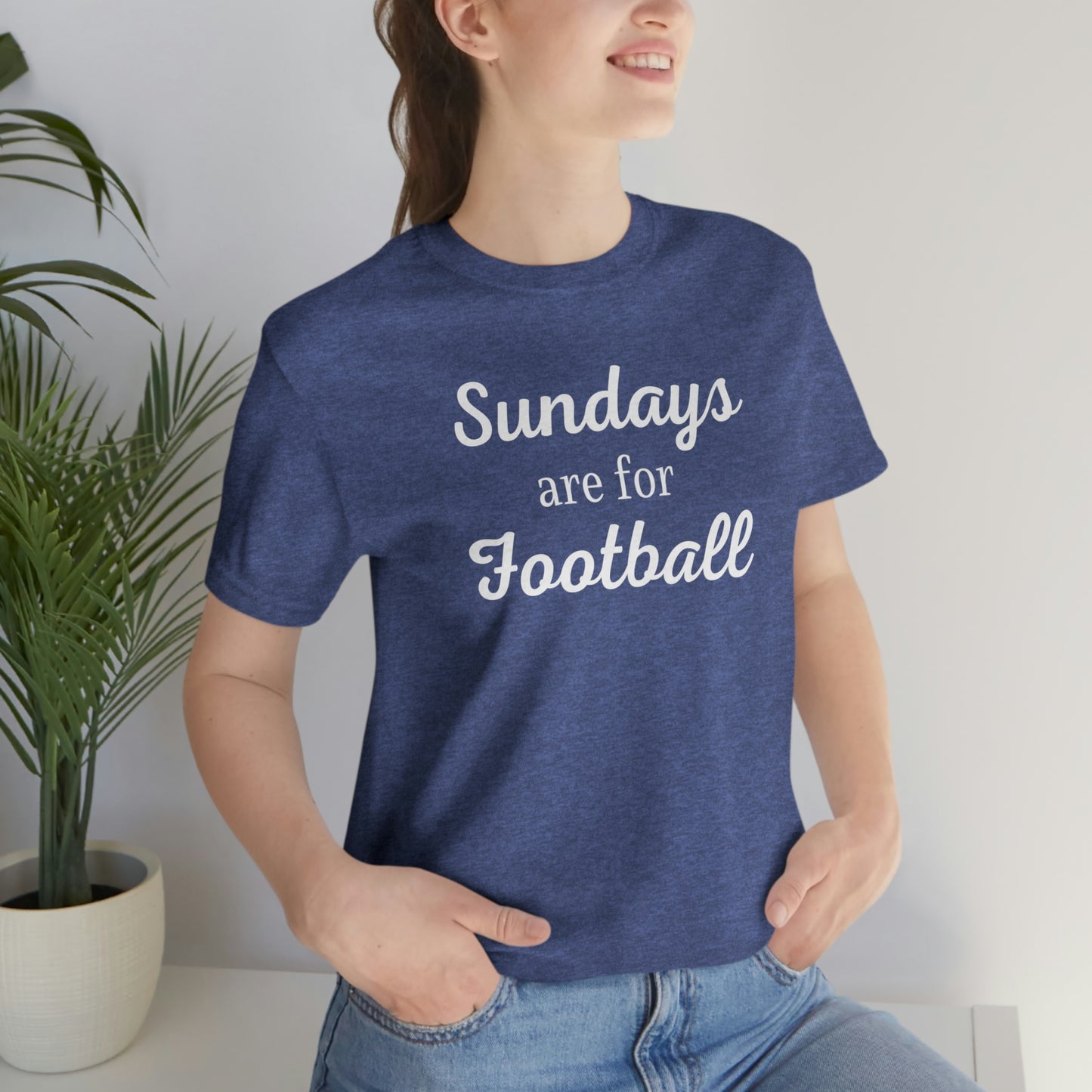 Sundays are for Football Unisex Jersey Short Sleeve Tee