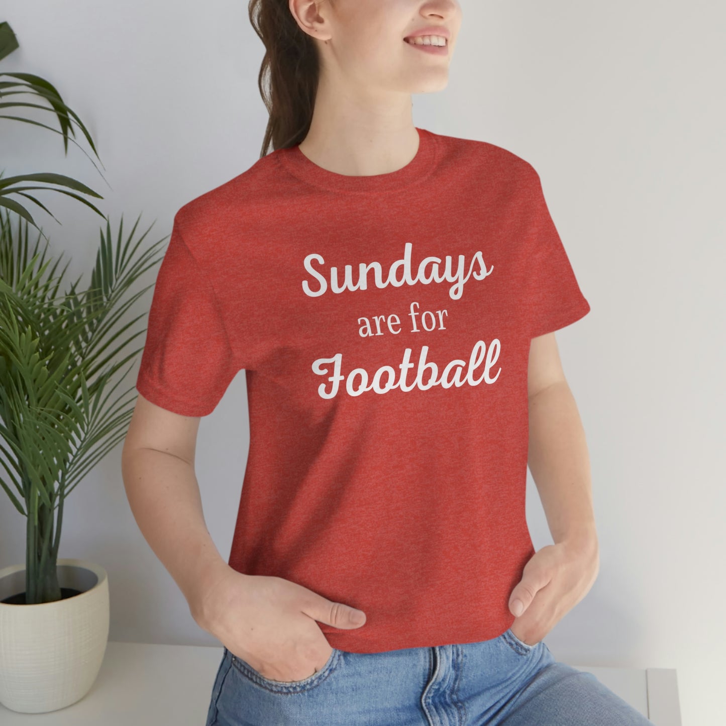 Sundays are for Football Unisex Jersey Short Sleeve Tee