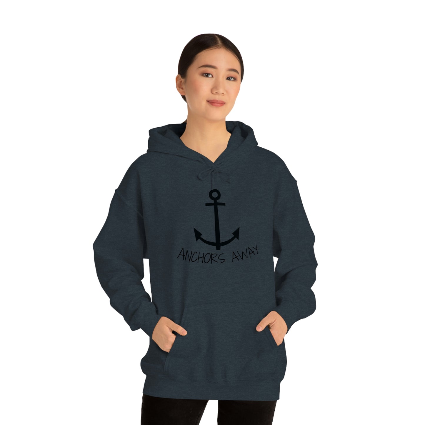 Anchors Away Unisex Heavy Blend™ Hooded Sweatshirt