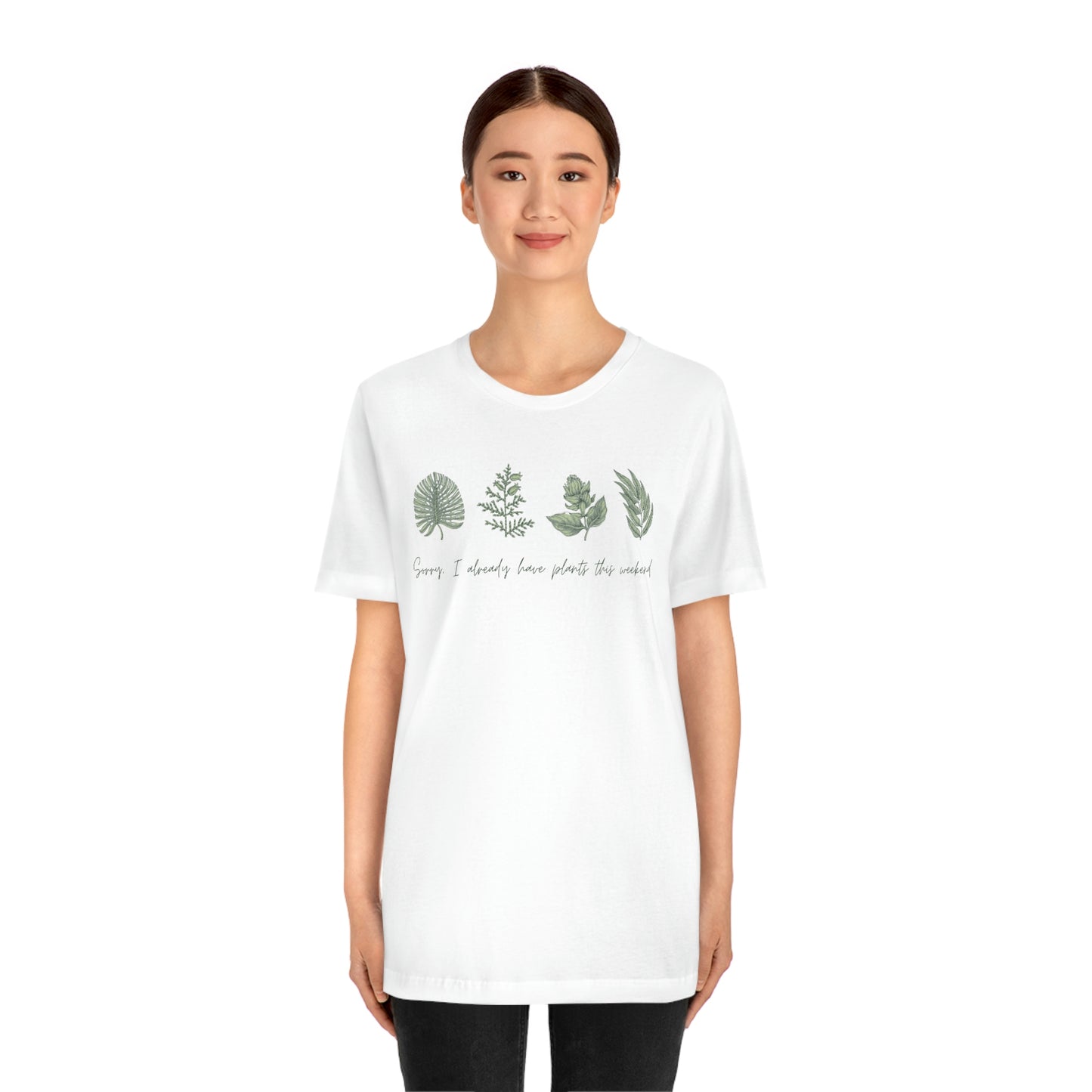 Plants this Weeend Unisex Jersey Short Sleeve Tee