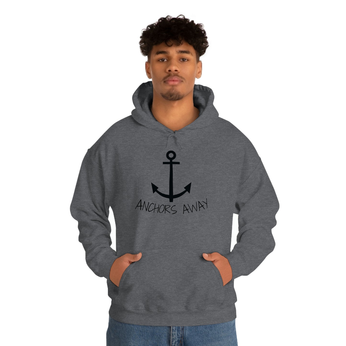 Anchors Away Unisex Heavy Blend™ Hooded Sweatshirt