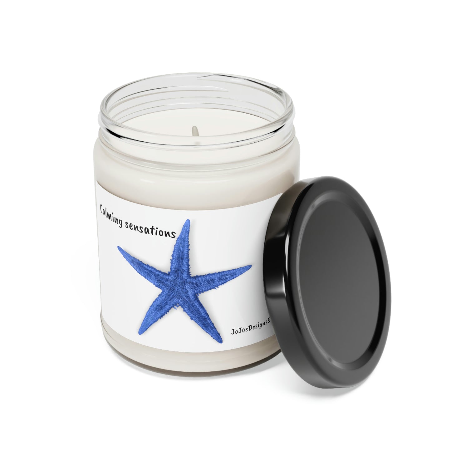 Blue Starfish Scented Soy Candle, 9oz