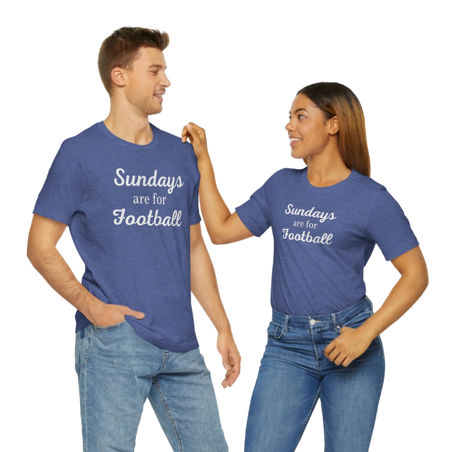 Sundays are for Football Unisex Jersey Short Sleeve Tee