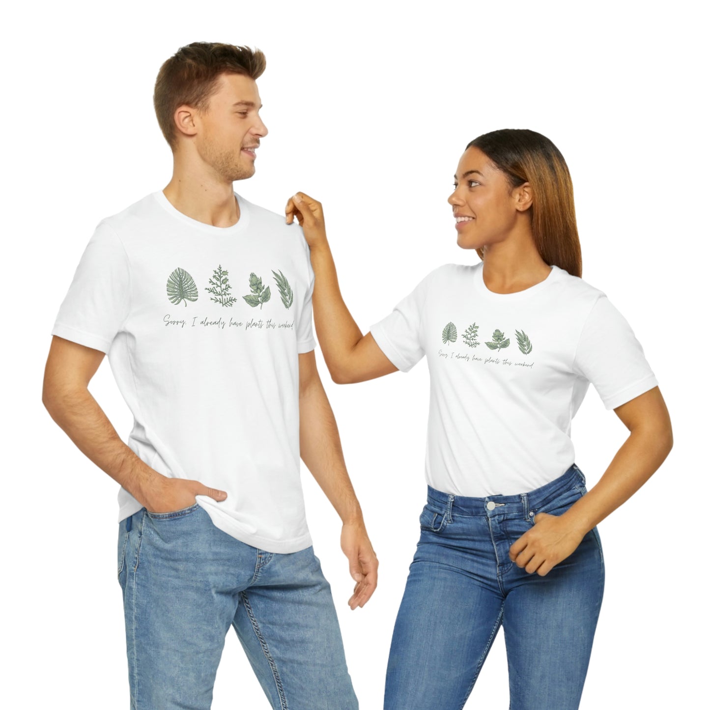 Plants this Weeend Unisex Jersey Short Sleeve Tee