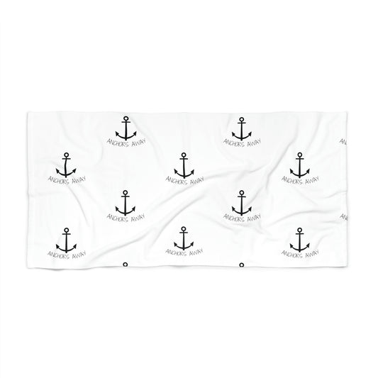 Anchors Away Beach Towel