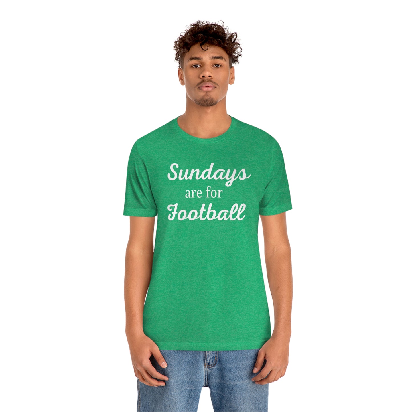 Sundays are for Football Unisex Jersey Short Sleeve Tee