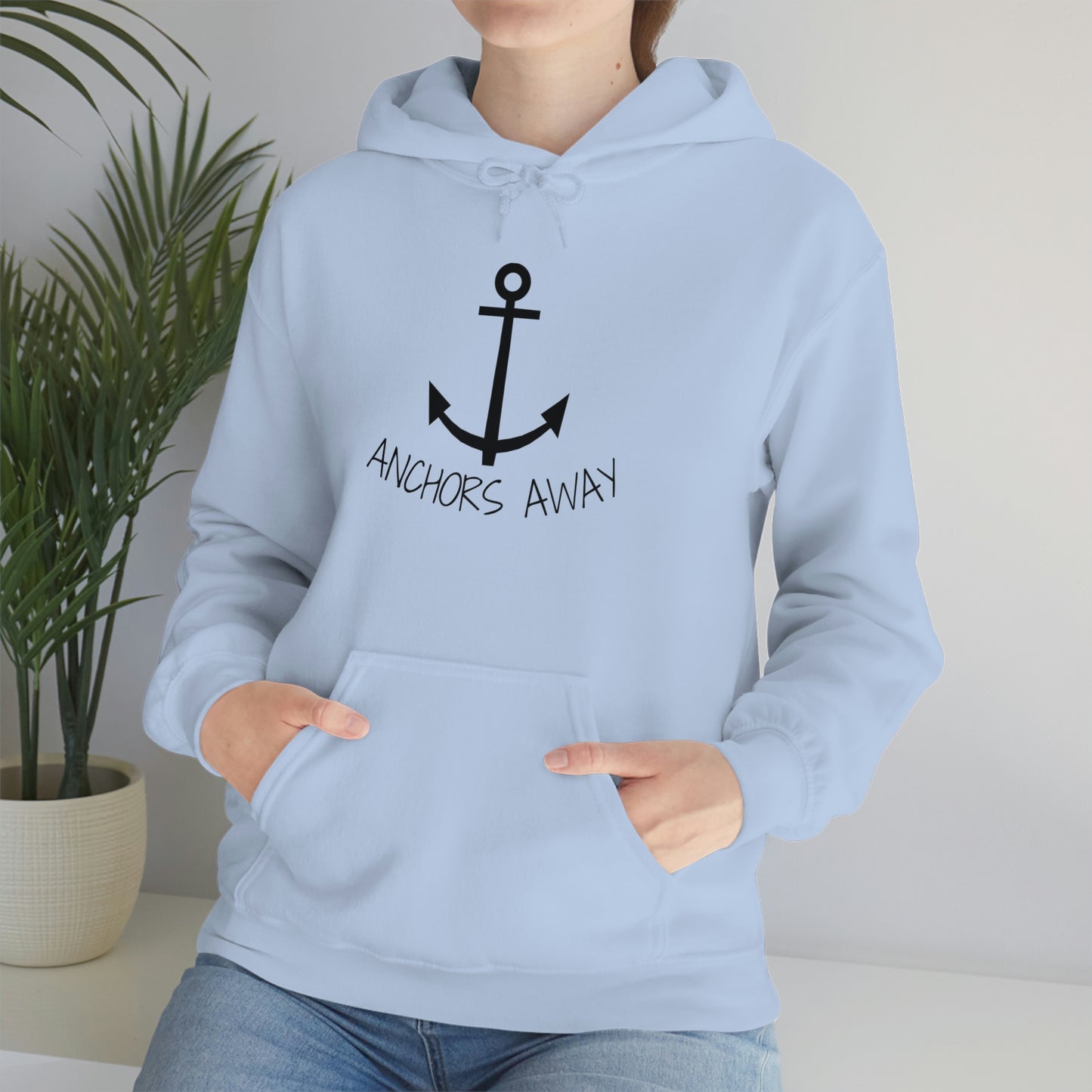 Anchors Away Unisex Heavy Blend™ Hooded Sweatshirt