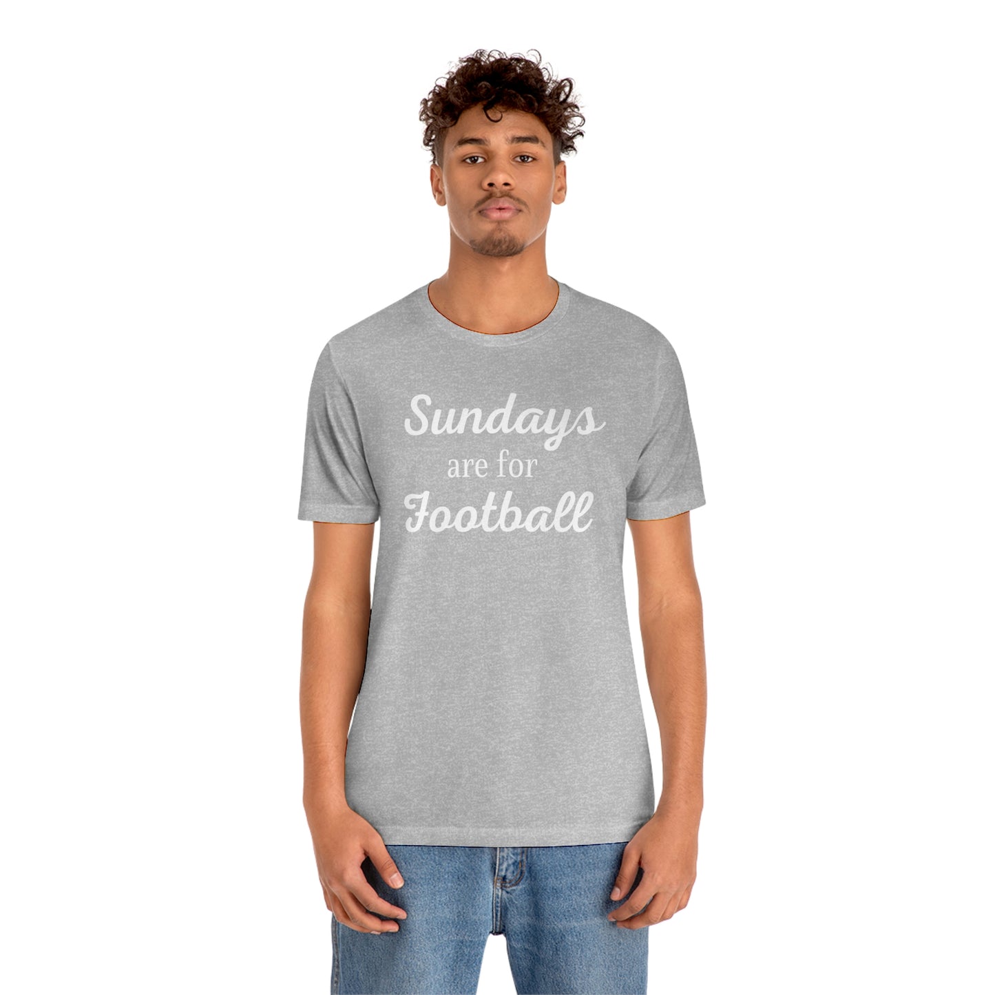 Sundays are for Football Unisex Jersey Short Sleeve Tee