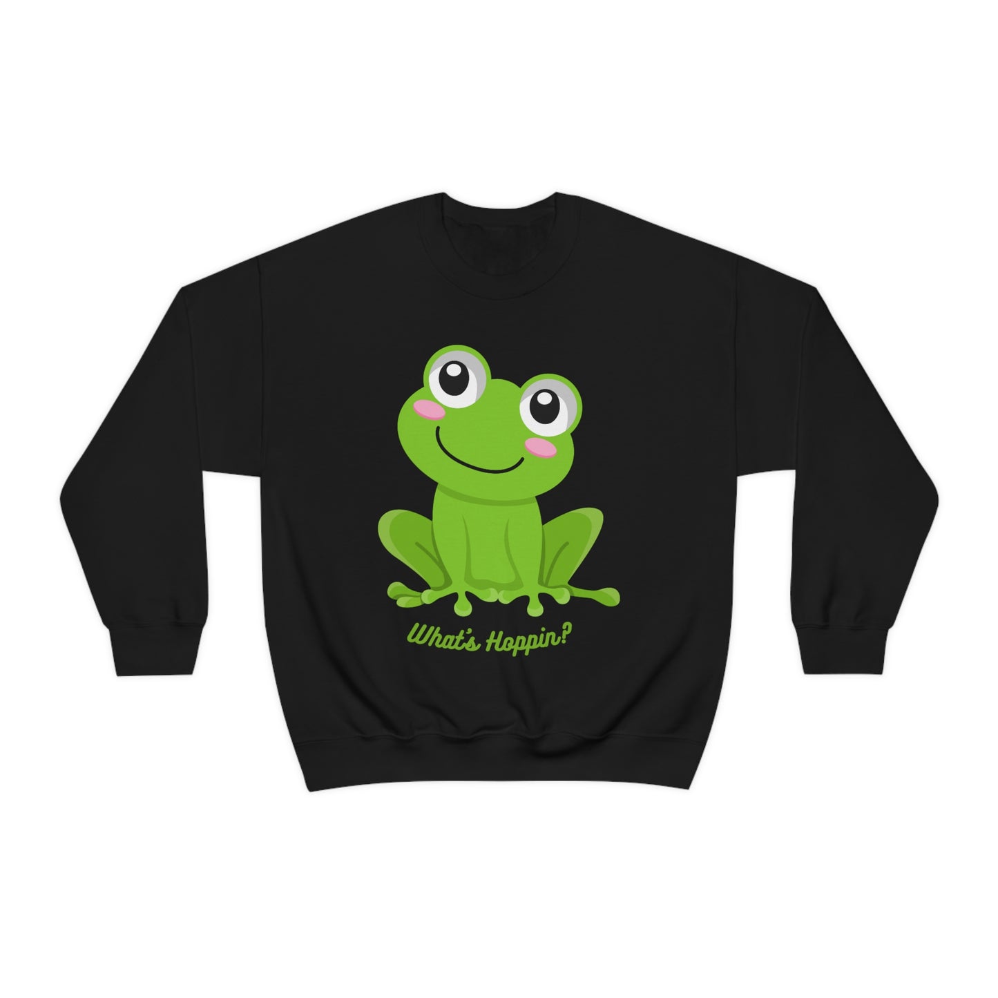 What's Hoppin? Frog Unisex Heavy Blend™ Crewneck Sweatshirt