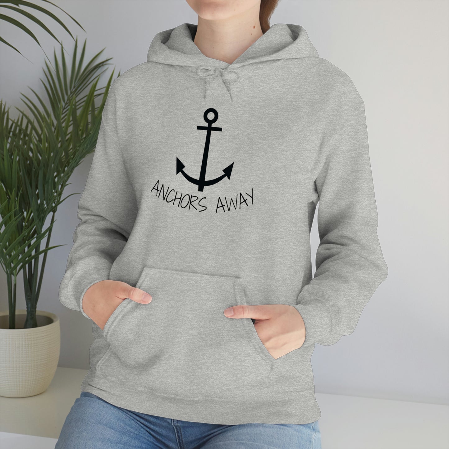 Anchors Away Unisex Heavy Blend™ Hooded Sweatshirt