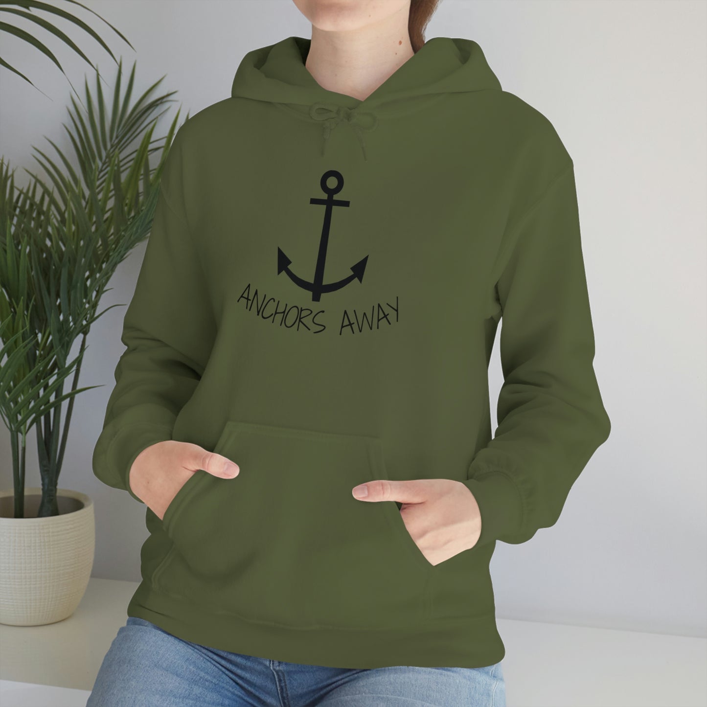 Anchors Away Unisex Heavy Blend™ Hooded Sweatshirt