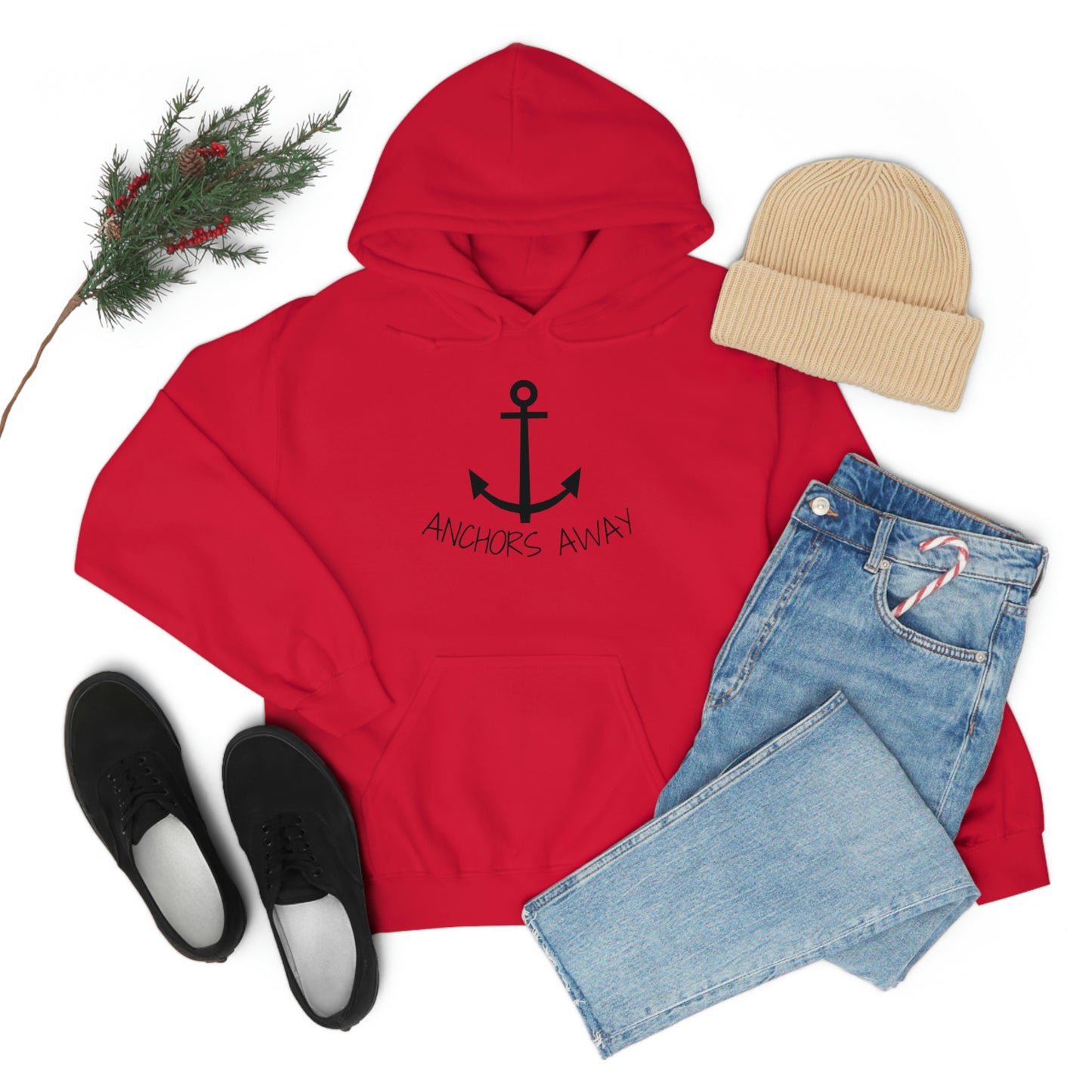 Anchors Away Unisex Heavy Blend™ Hooded Sweatshirt