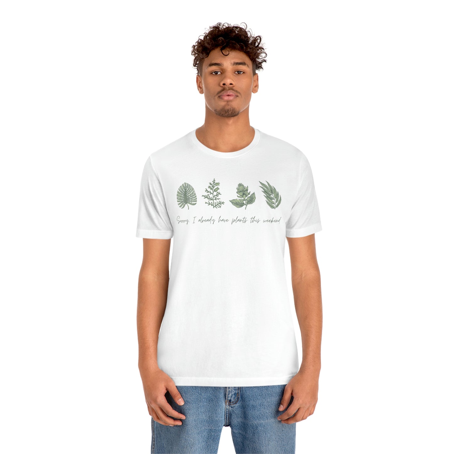 Plants this Weeend Unisex Jersey Short Sleeve Tee