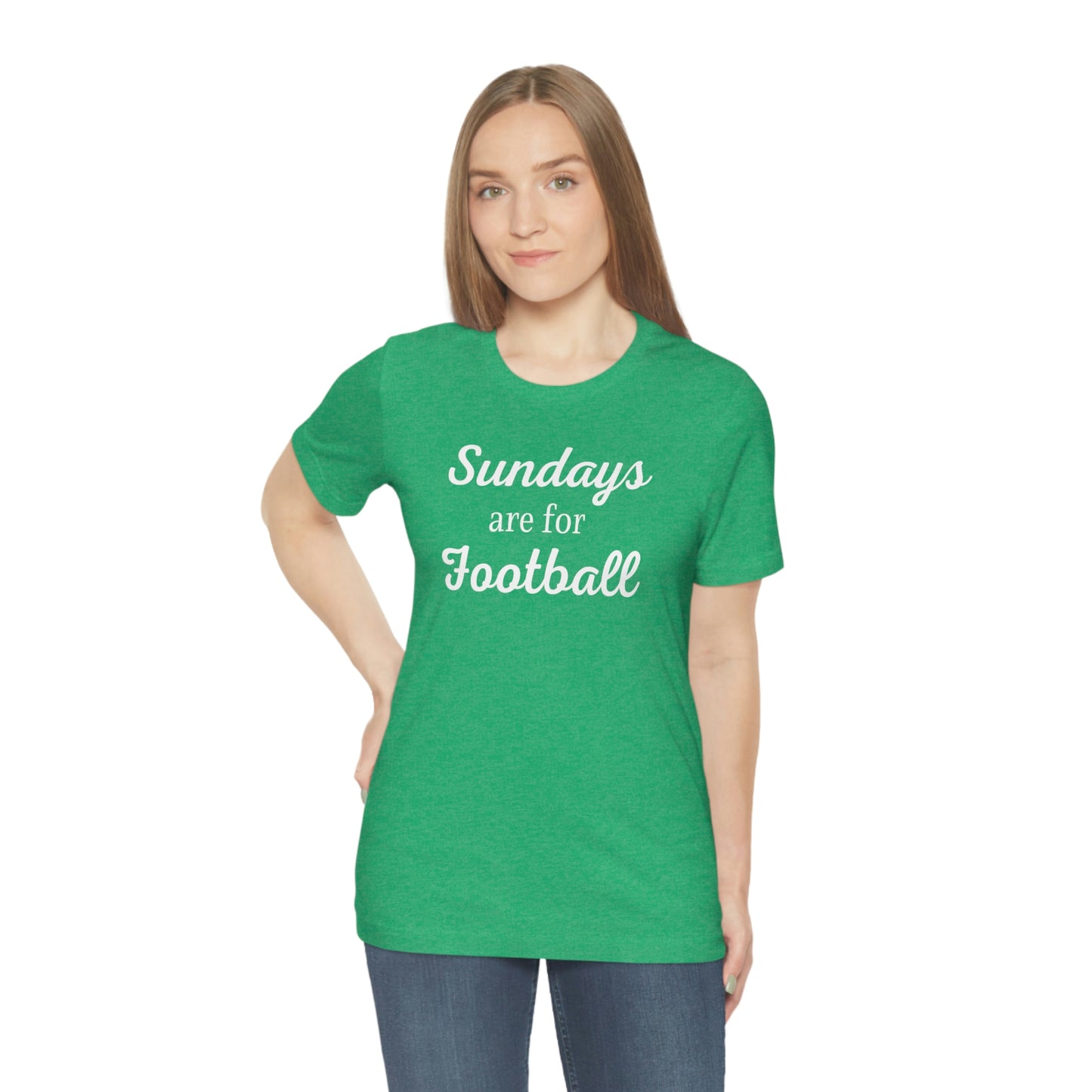 Sundays are for Football Unisex Jersey Short Sleeve Tee