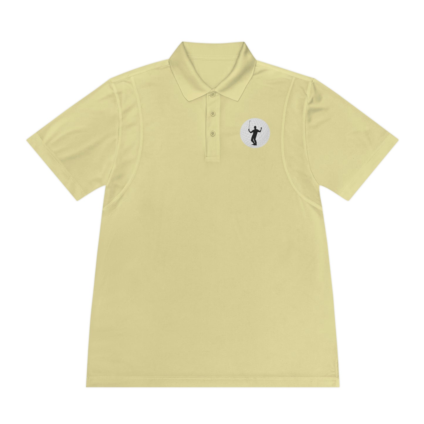 Golf Ball Player Men's Sport Polo Shirt