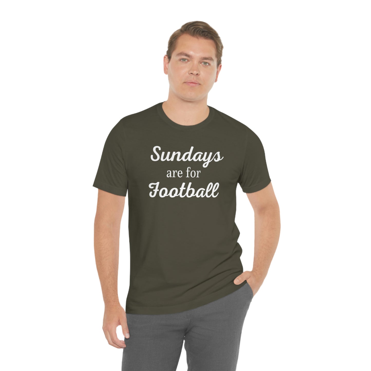 Sundays are for Football Unisex Jersey Short Sleeve Tee