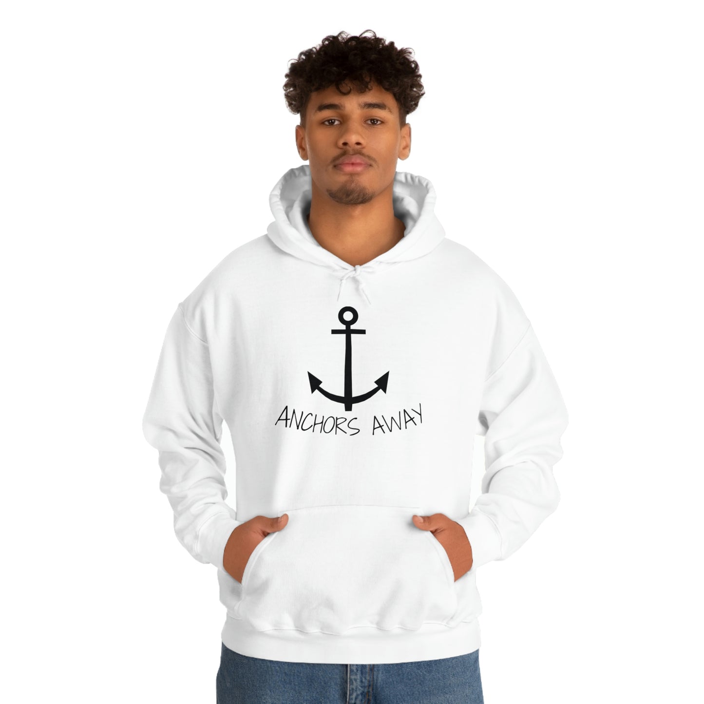 Anchors Away Unisex Heavy Blend™ Hooded Sweatshirt