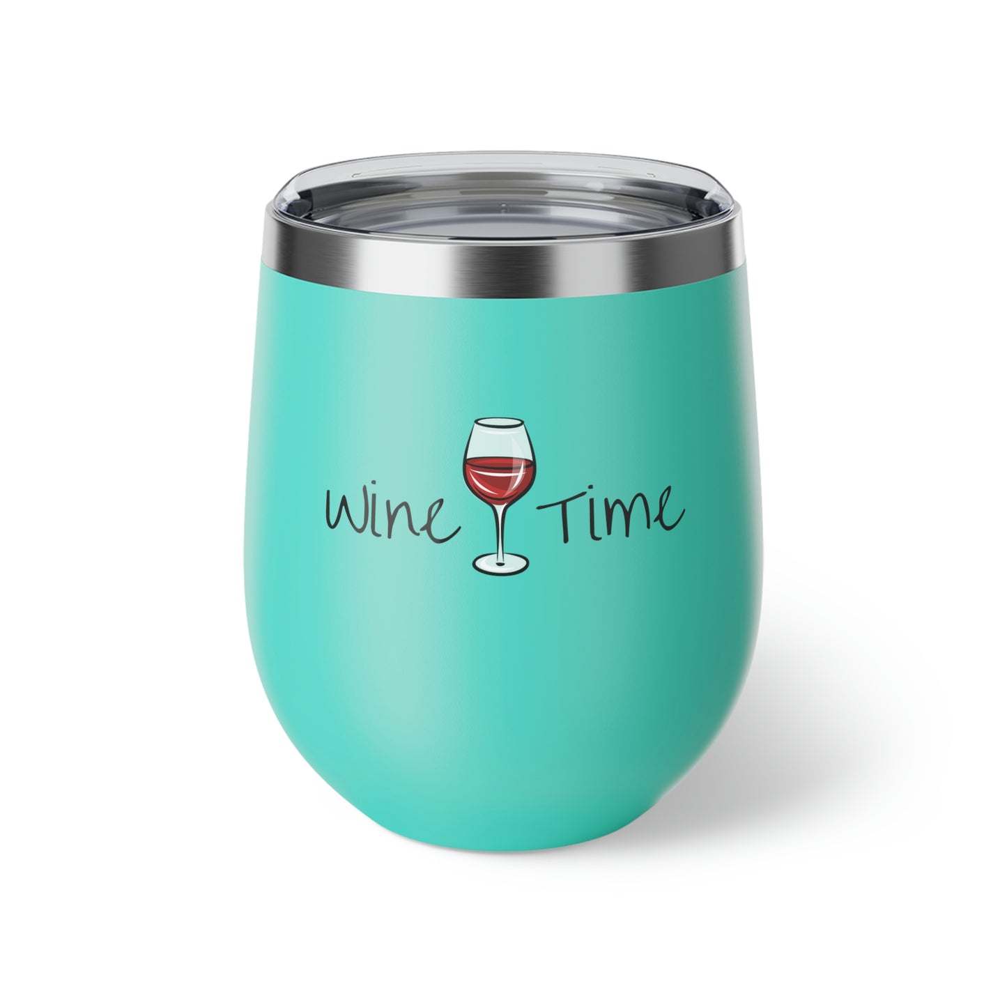 Wine Time Copper Vacuum Insulated Cup, 12oz