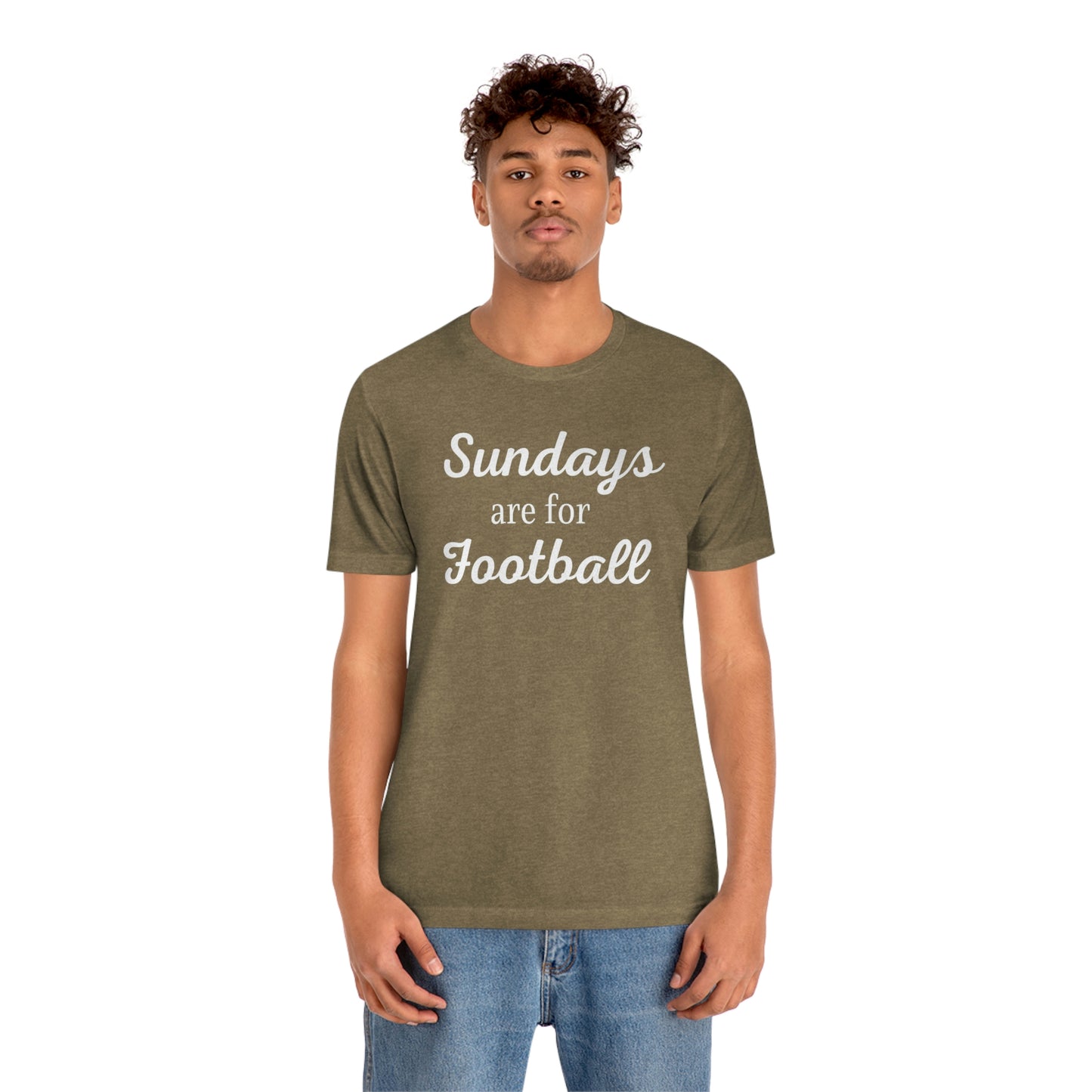 Sundays are for Football Unisex Jersey Short Sleeve Tee