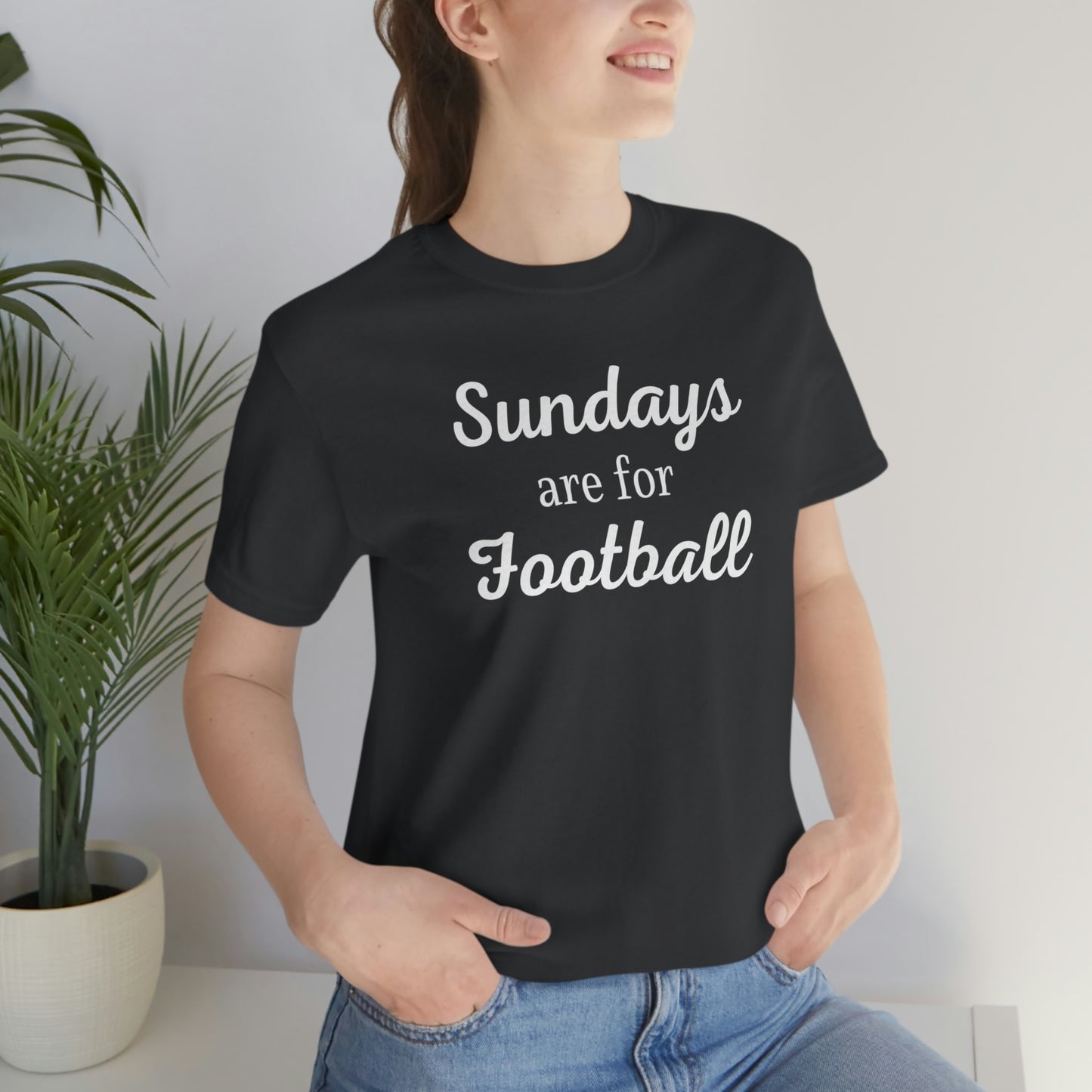 Sundays are for Football Unisex Jersey Short Sleeve Tee