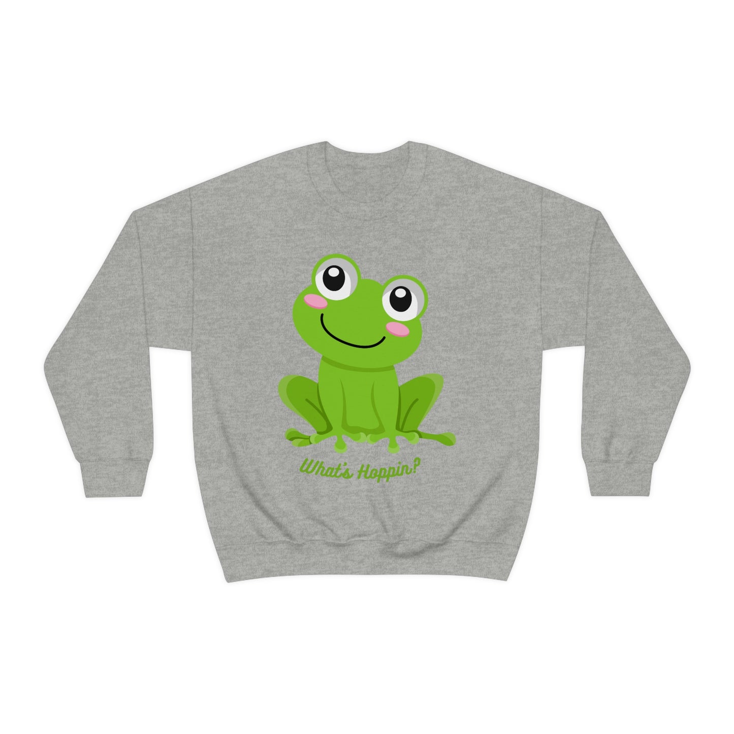 What's Hoppin? Frog Unisex Heavy Blend™ Crewneck Sweatshirt