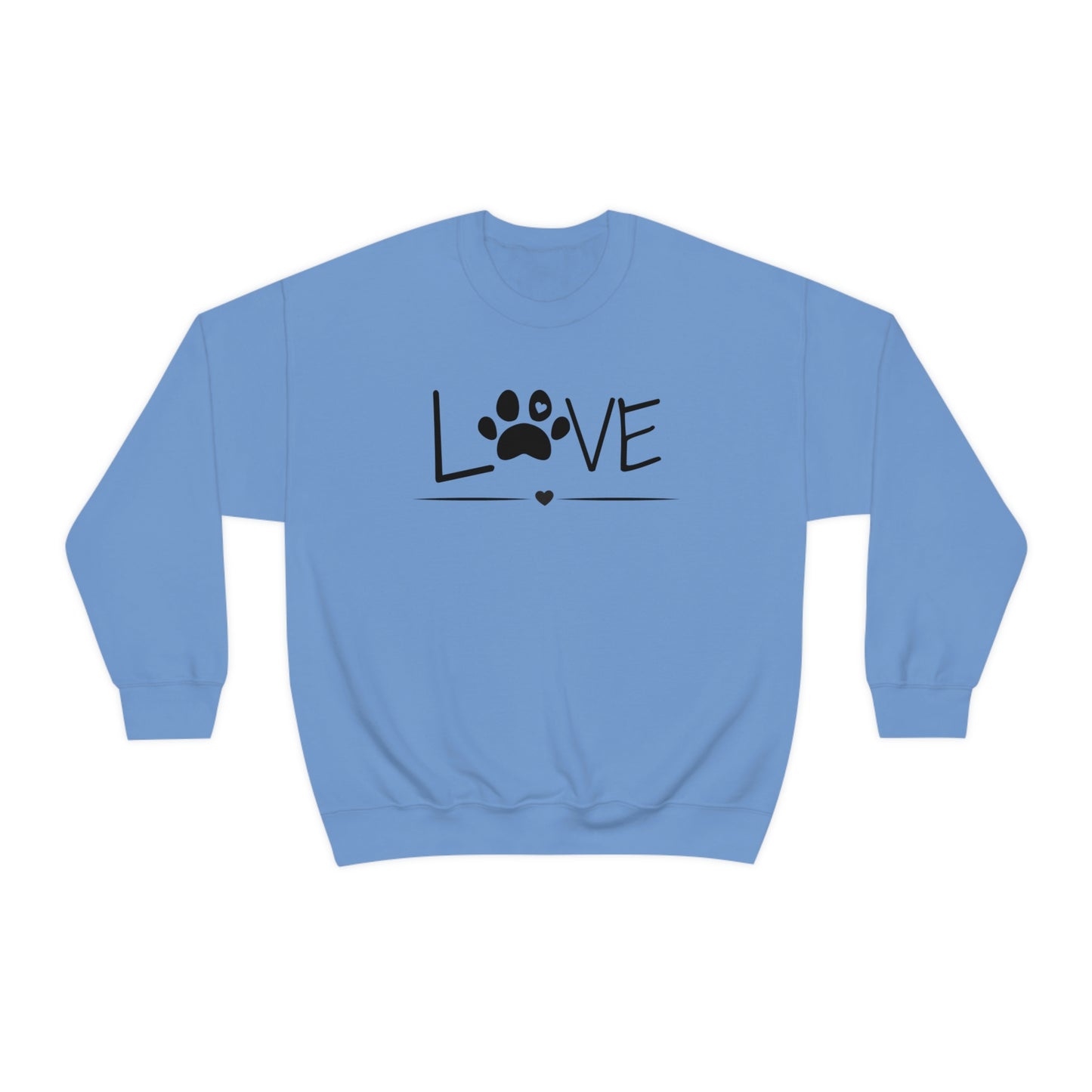 Love Paw Unisex Heavy Blend Crewneck Sweatshirt