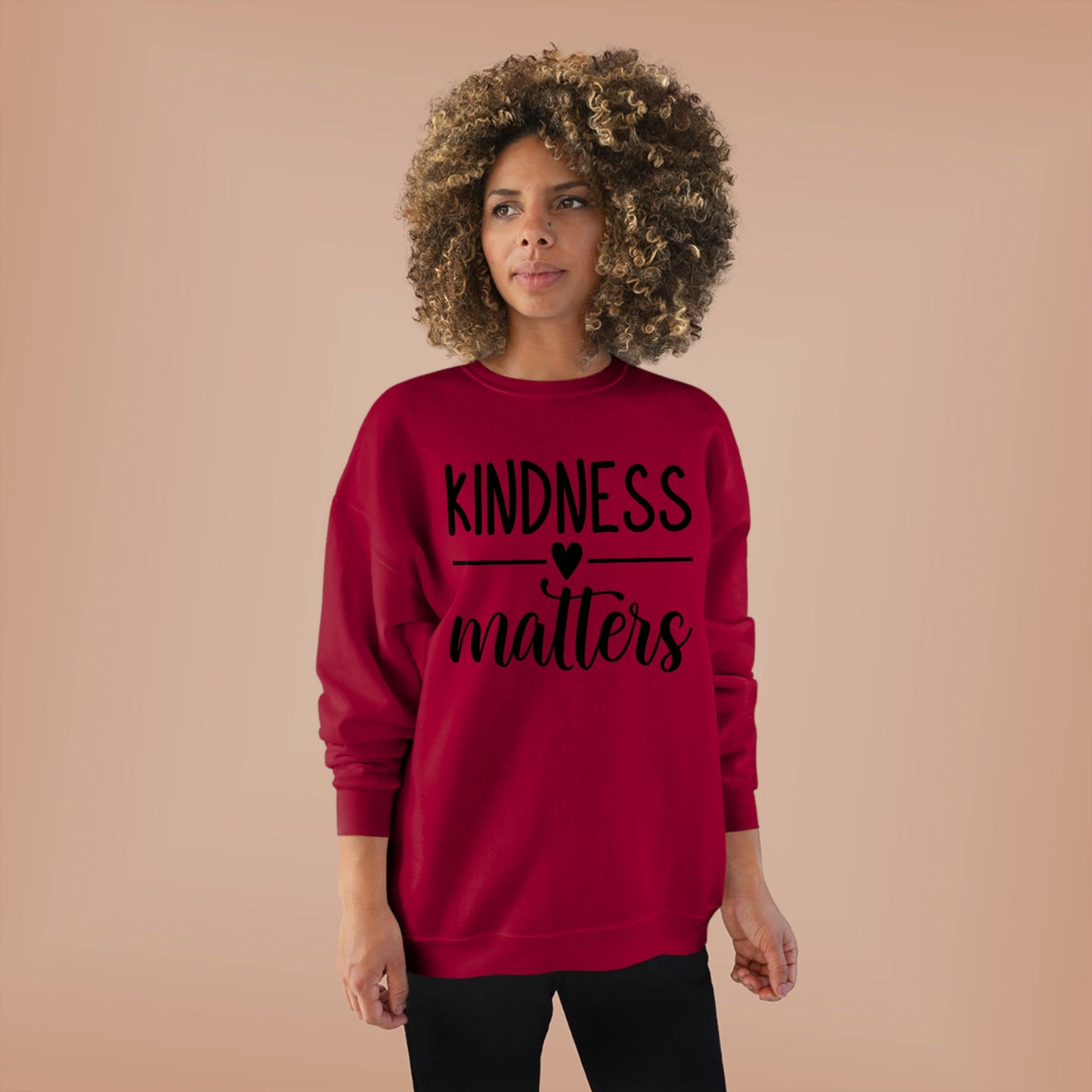 Kindness Matters Unisex EcoSmart® Crewneck Sweatshirt