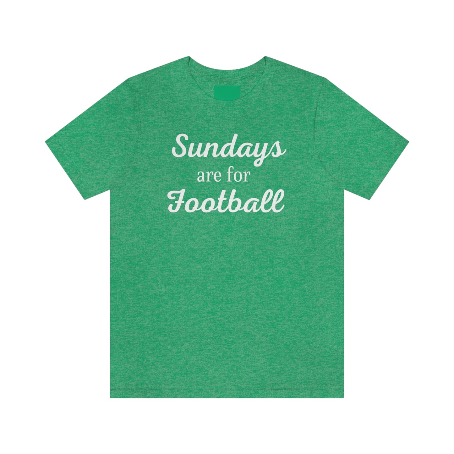 Sundays are for Football Unisex Jersey Short Sleeve Tee