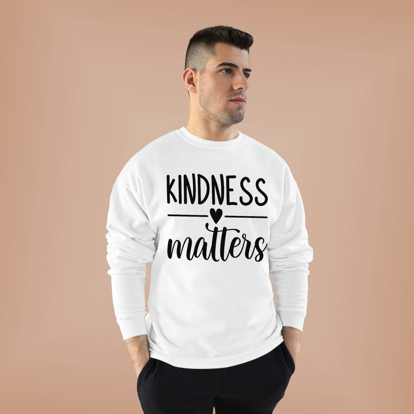 Kindness Matters Unisex EcoSmart® Crewneck Sweatshirt