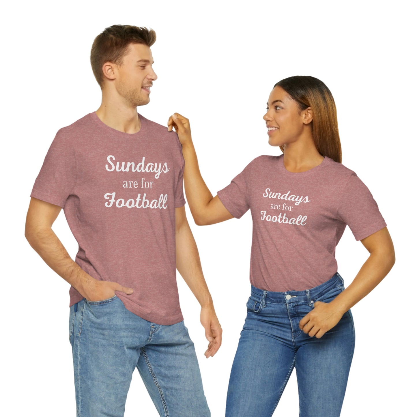 Sundays are for Football Unisex Jersey Short Sleeve Tee